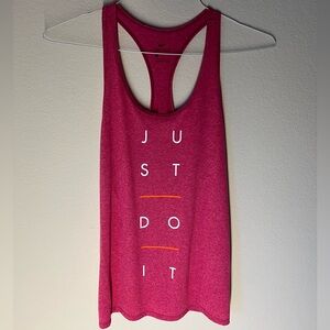 Nike women’s Dri-fit tank top, Pink, Small
